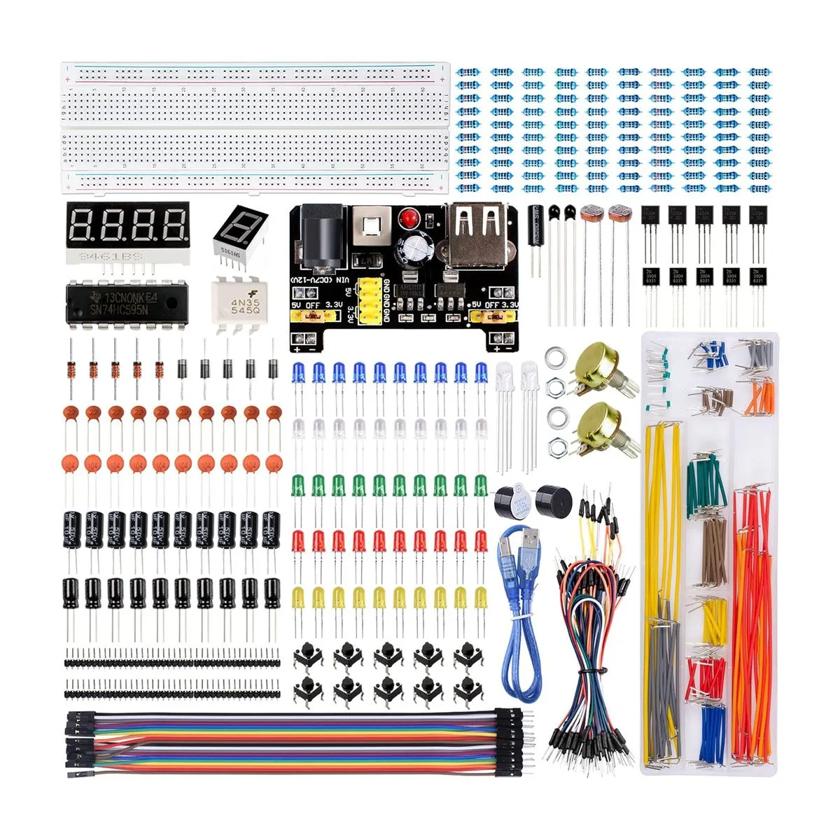 SHIJOOE Electronic Component Starter Kit for Arduino R3 Raspberry Pi Stm32