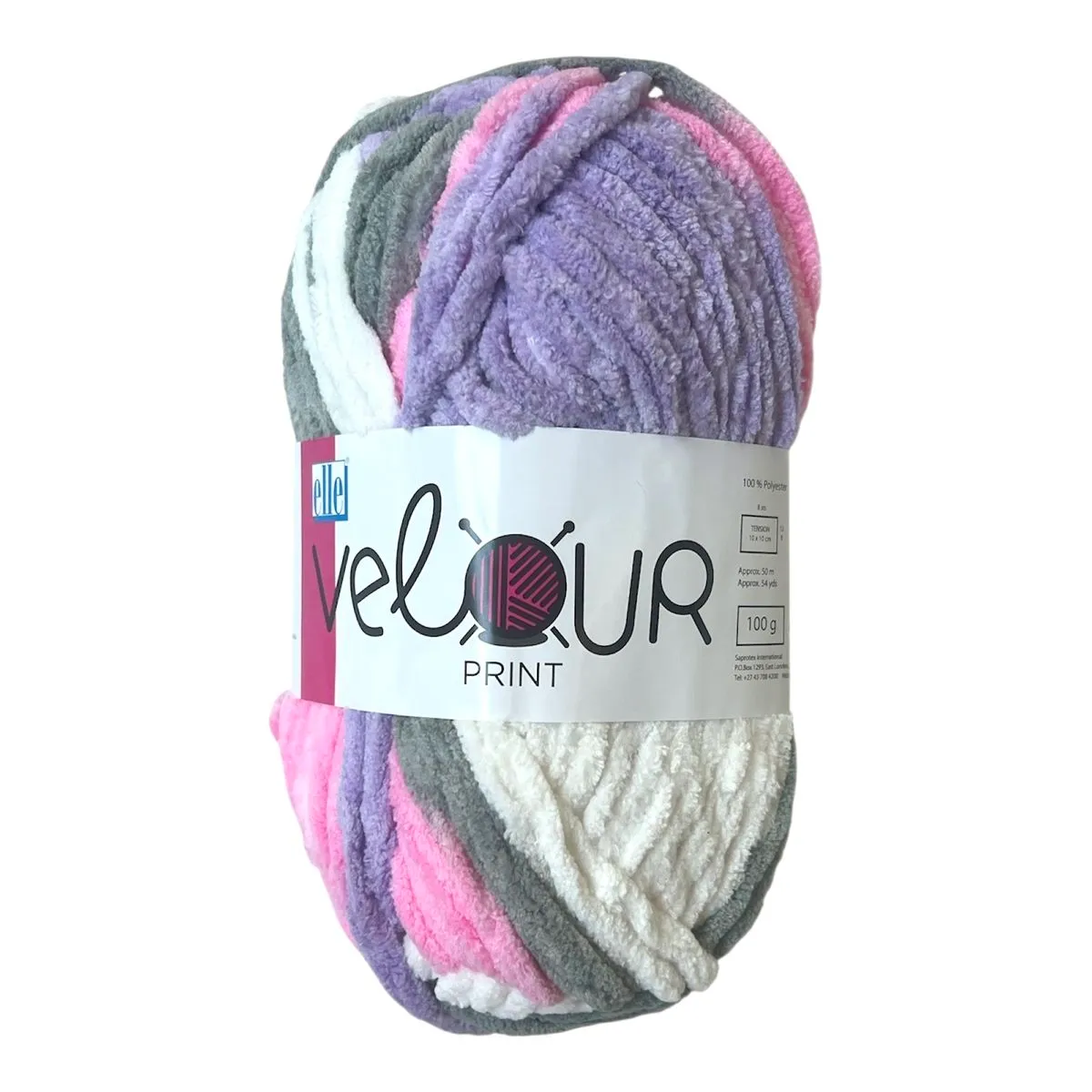 Elle Velour Print (5 x 100g) - 001 Pampered Princess