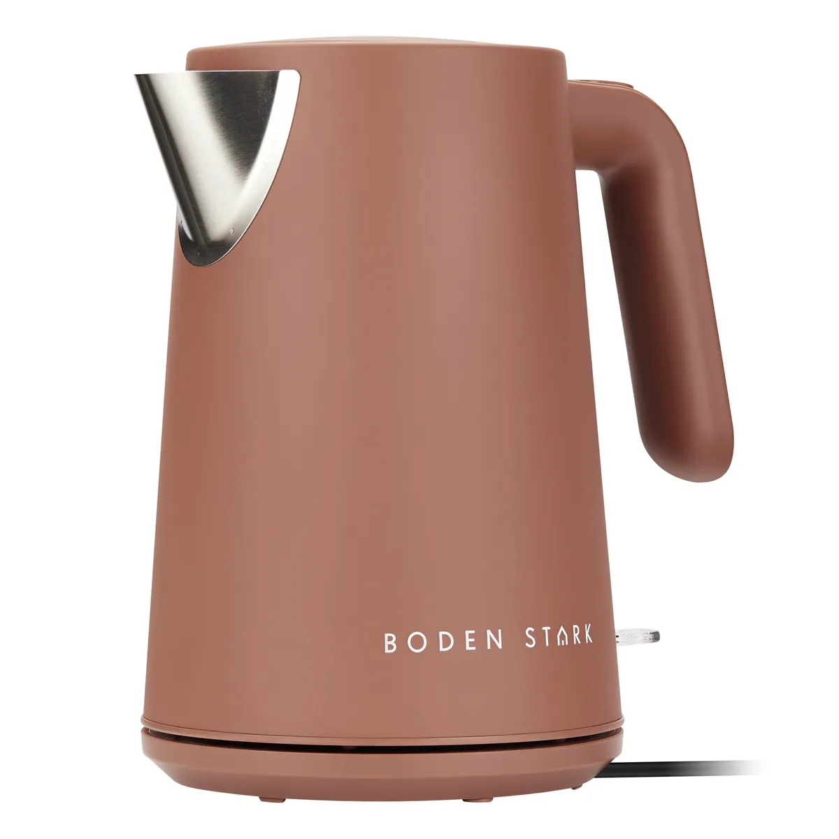 Boden Stark 1.7L Soft Touch Kettle - Brown