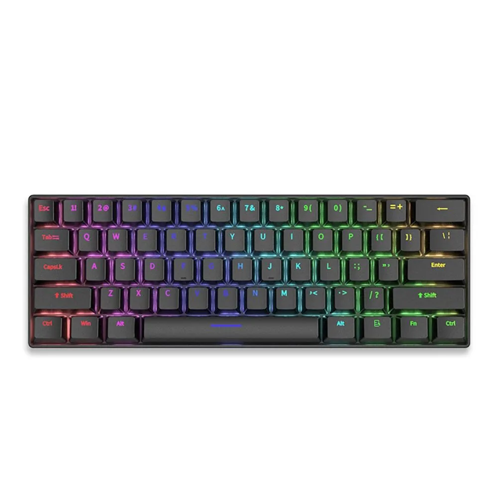 Office Accessories Gaming Keyboard Black Cyan Axis