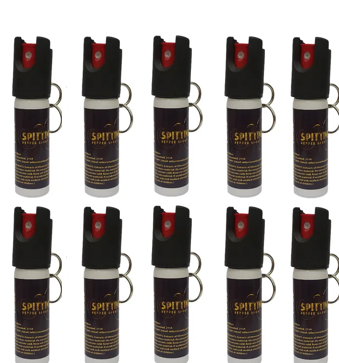Spitting Cobra 20ml Keychain Pepper Spray (Pack of 10)