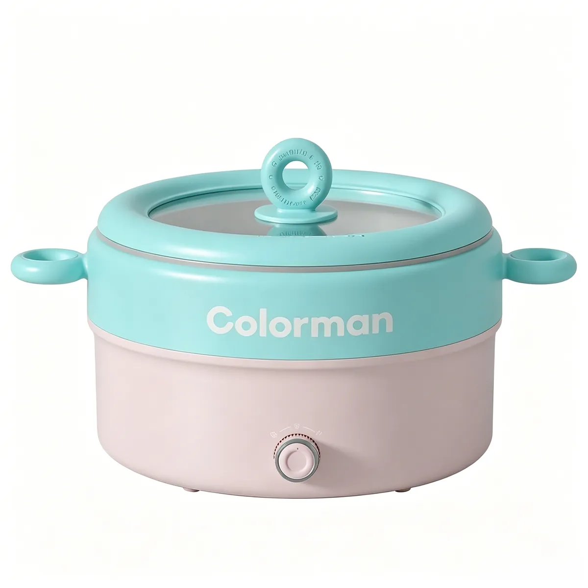3L Large Capacity Electric Hot Pot 800W 2 Speed Non-Stick Inner Dual Handle