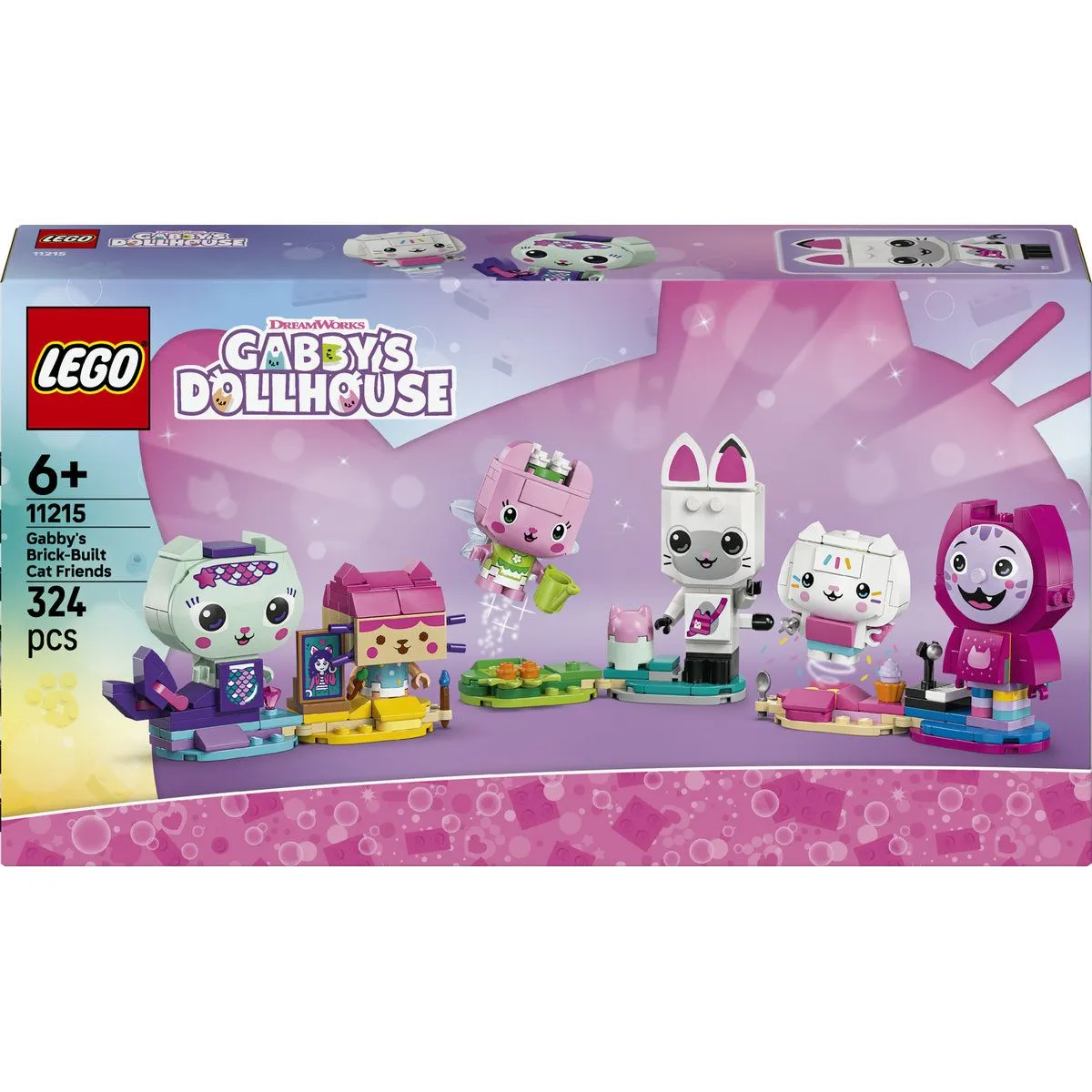 LEGO® Gabby’s Dollhouse Gabby’s Brick-Built Cat Friends 11215