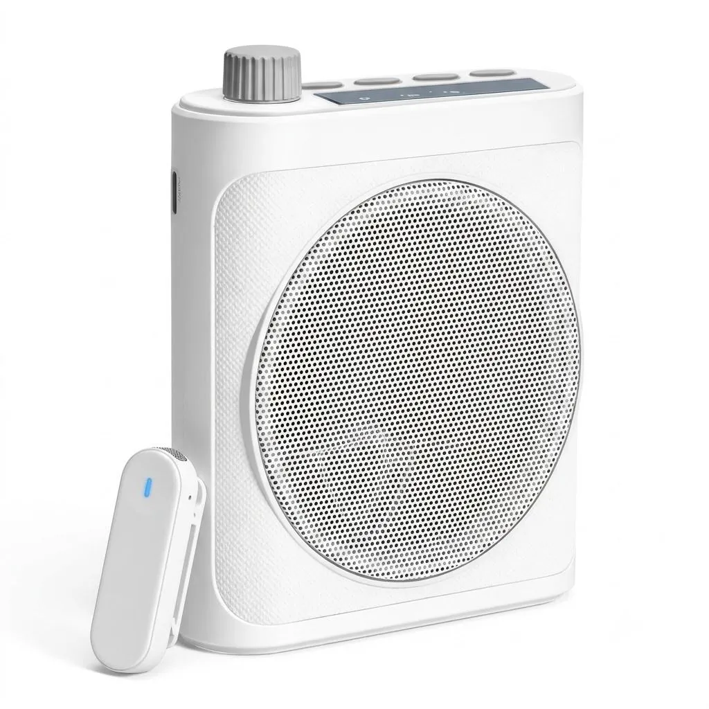 Portable Voice Amplifier Bluetooth Speaker with 2 Wireless Mics