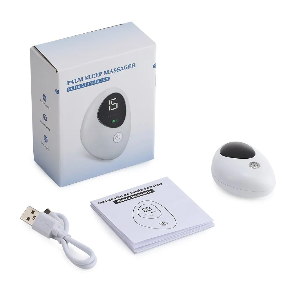 EMS Microcurrent Sleep Aid | 15-Level Smart Stress Relief with Screen