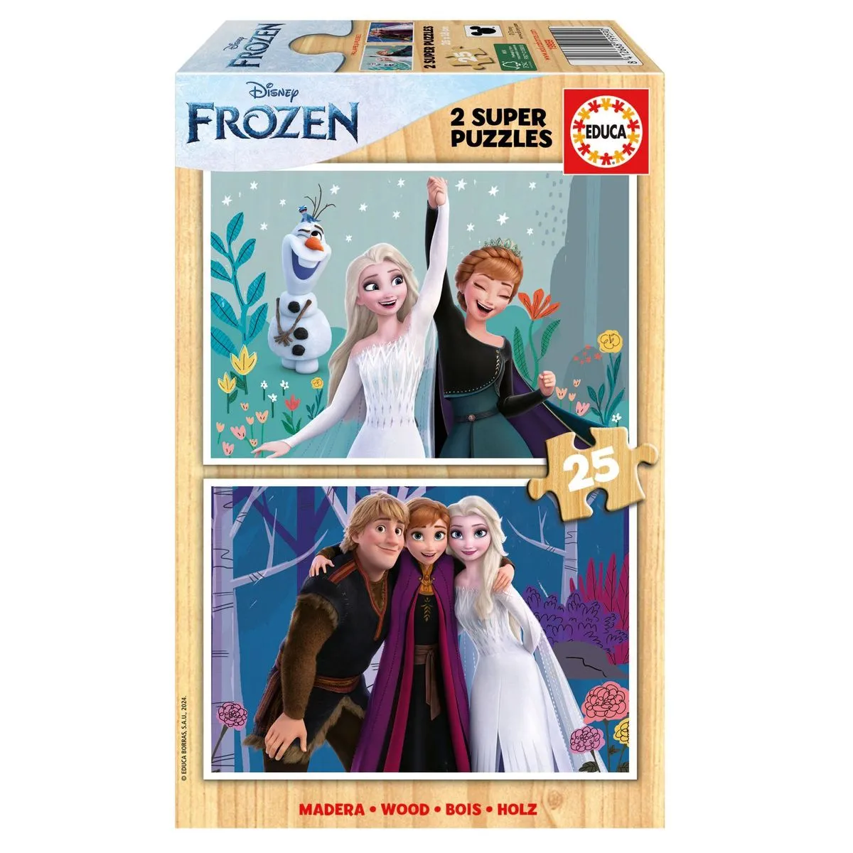 Educa Disney - Frozen Puzzles (2x25 Pieces)