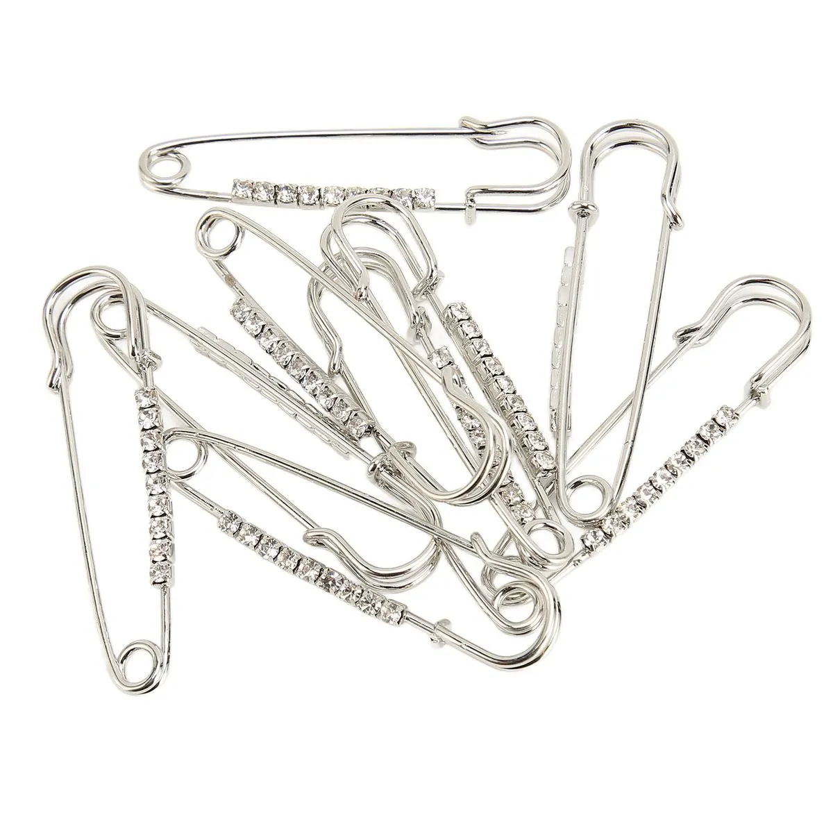 Rhinestone Brooch Pins Set for Ladies Retro Style
