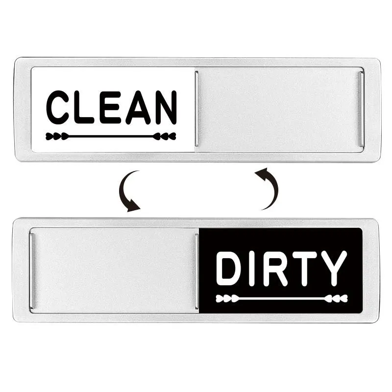 Magnetic Clean / Dirty Sign for Refrigerators and Dishwashers