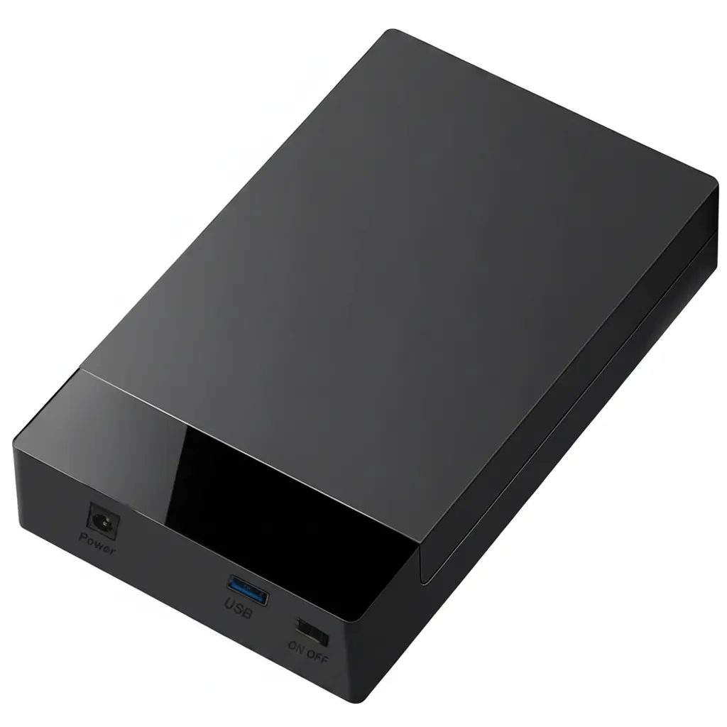 UniQue 2 In 1 USB SATA External Hard Drive Enclosure for 3.5 Inch HDD