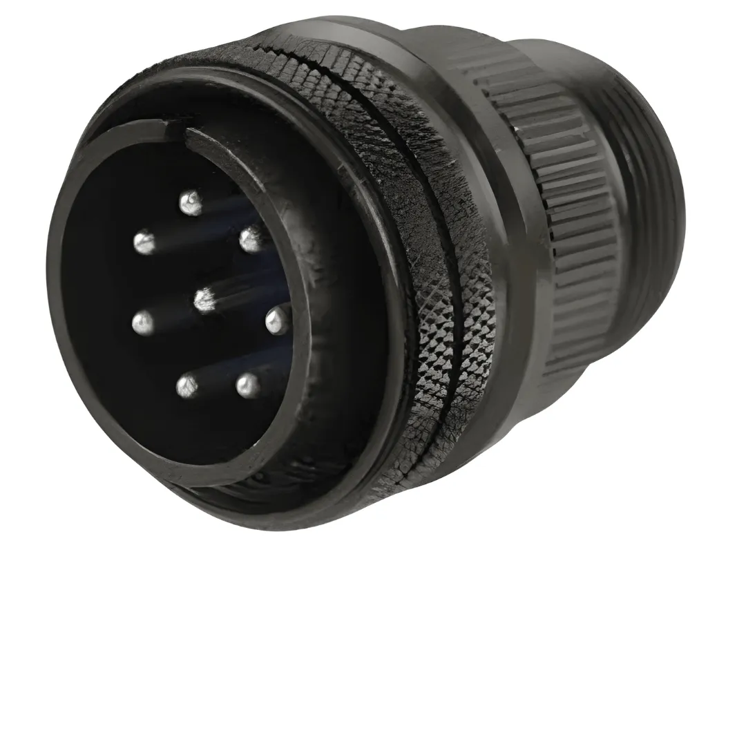 XY3106A-22-23P: MIL-DTL-5015 Cable Plug, 8-Pin #12 Contacts, 23A, 700V