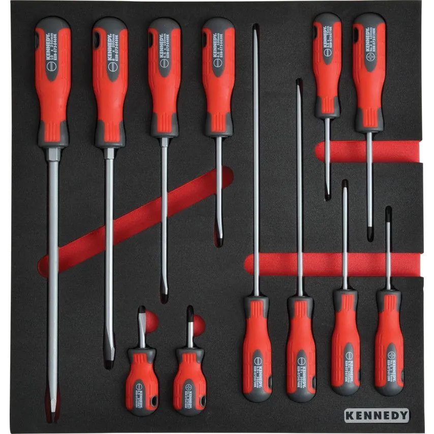 12-Pce Pro-Torq Screwdriversetwith Foam M1832
