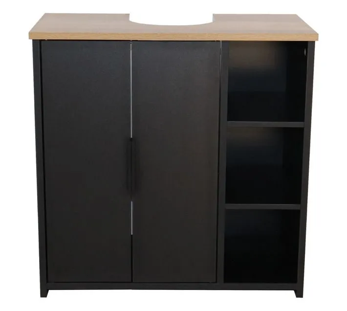 Sink Cabinet Oak and Black