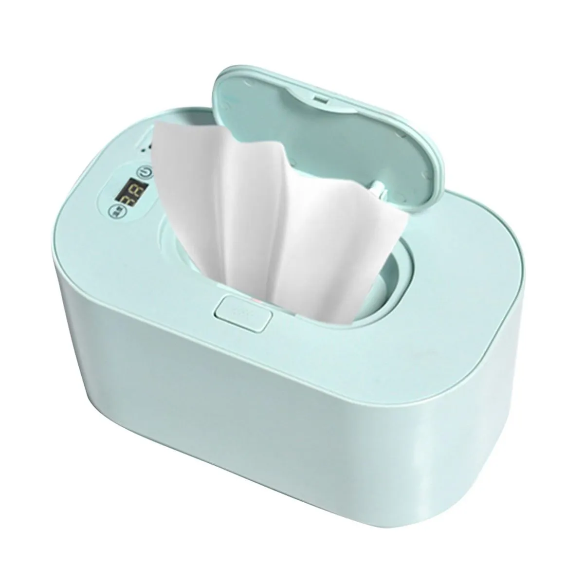 Baby Wipe Warmer-Constant Temperature, Portable, Moisturizing for Newborn - Green