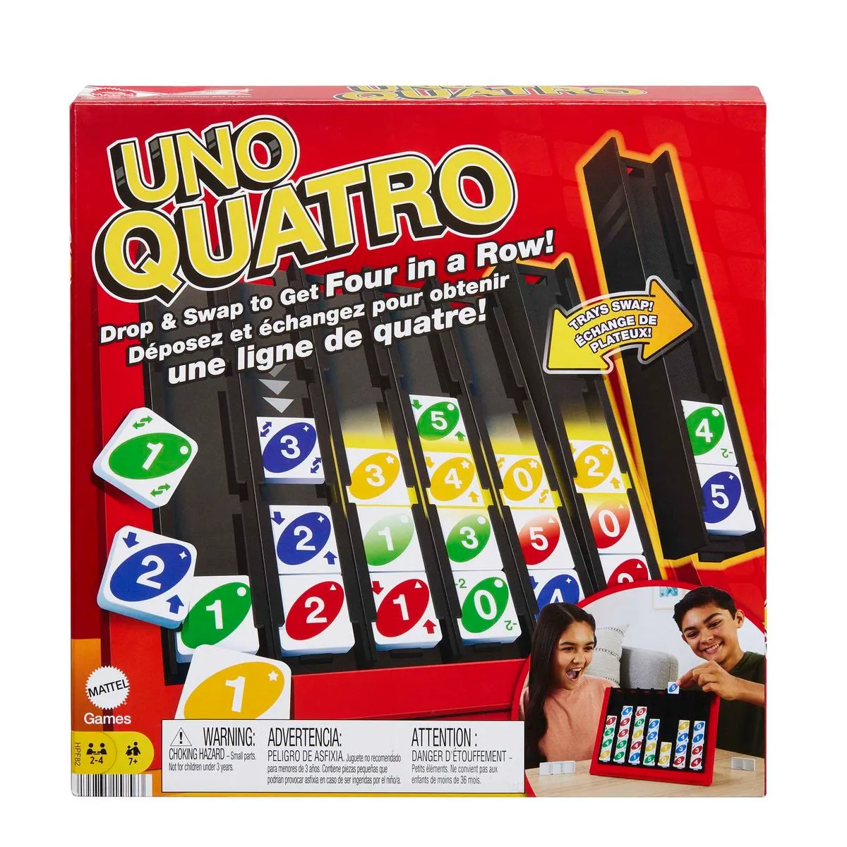 UNO Quatro Game, Adult, Family and Game Night