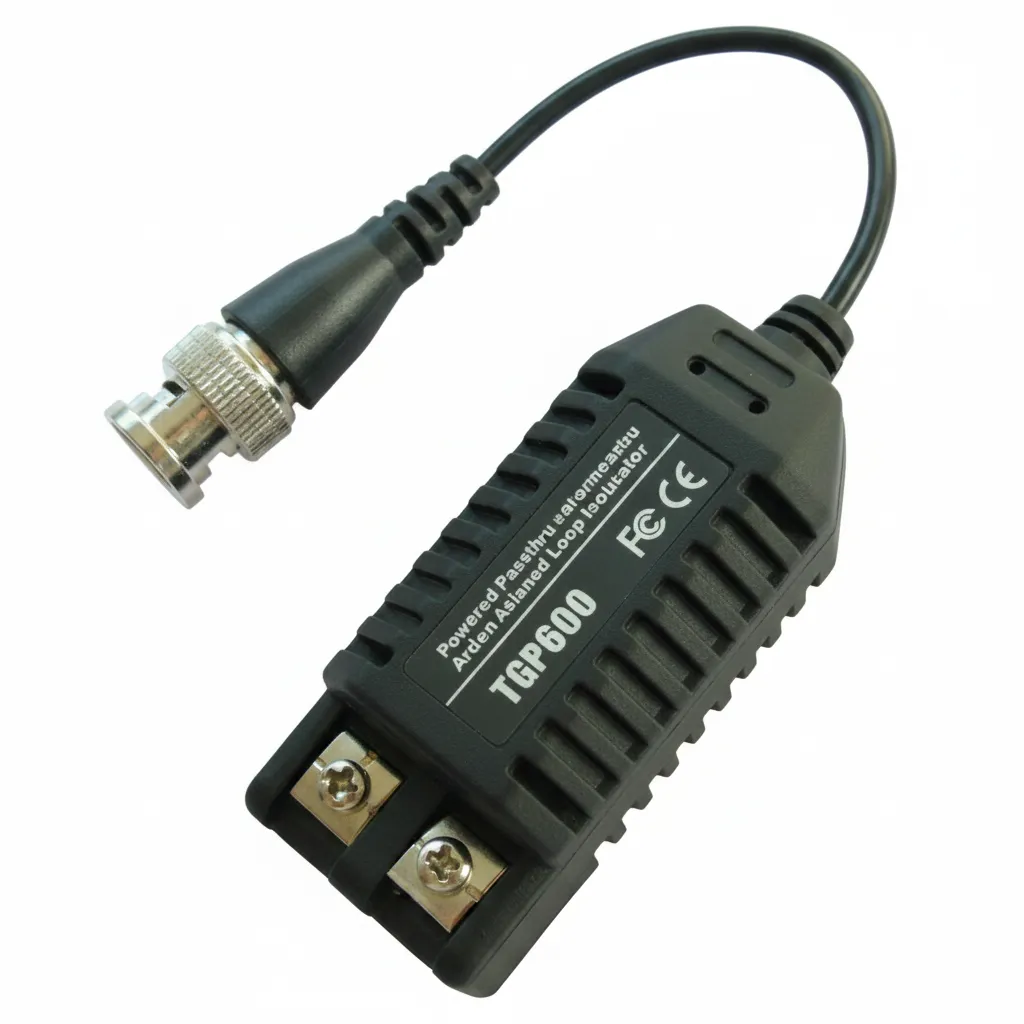 Video Ground Loop Isolator with BNC Connectors - 25cm Cable