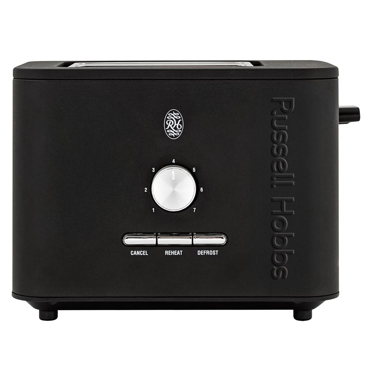 Russell Hobbs Nexus 2 Slice Toaster - Silver - Black