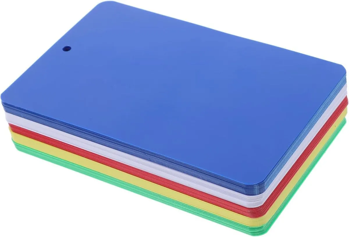 100 Pcs Price Tags for Clothing Shipping Inventory Luggage Blank Plastic