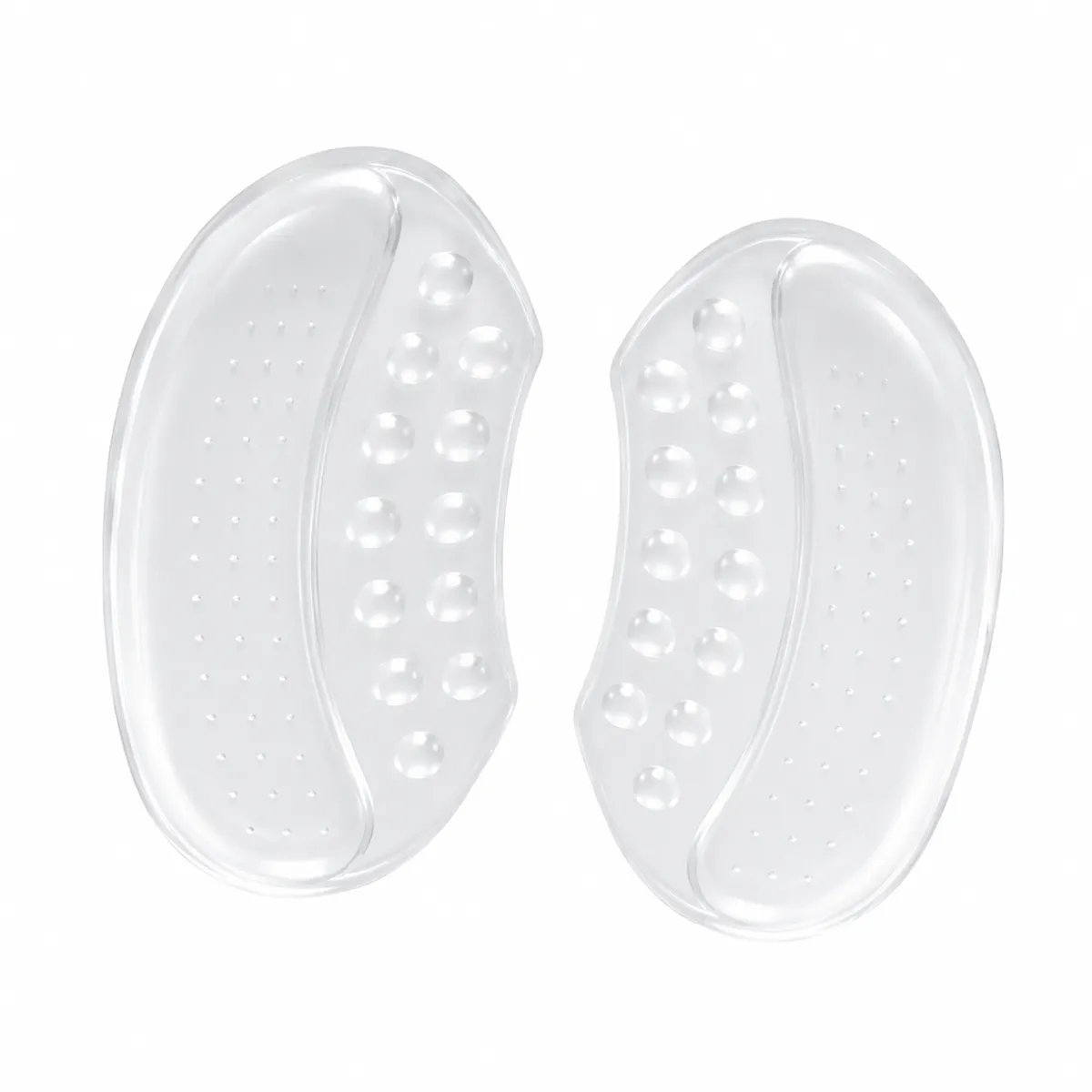 1 Pair Silicone Anti-Slip Heel Pads For Shoes, Blister Prevention Cushions
