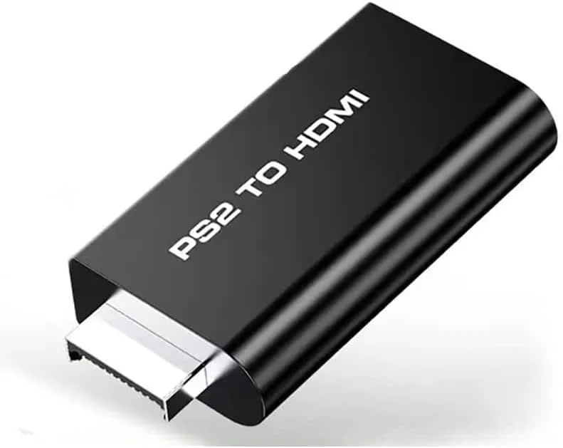 PS2 To HDMI Video Converter W/ 3.5mm Audio Jack Plug & Play 1080P