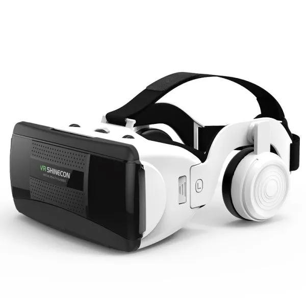 VR Shinecon  G06EB Virtual Reality 3D Video Glasses with headphones