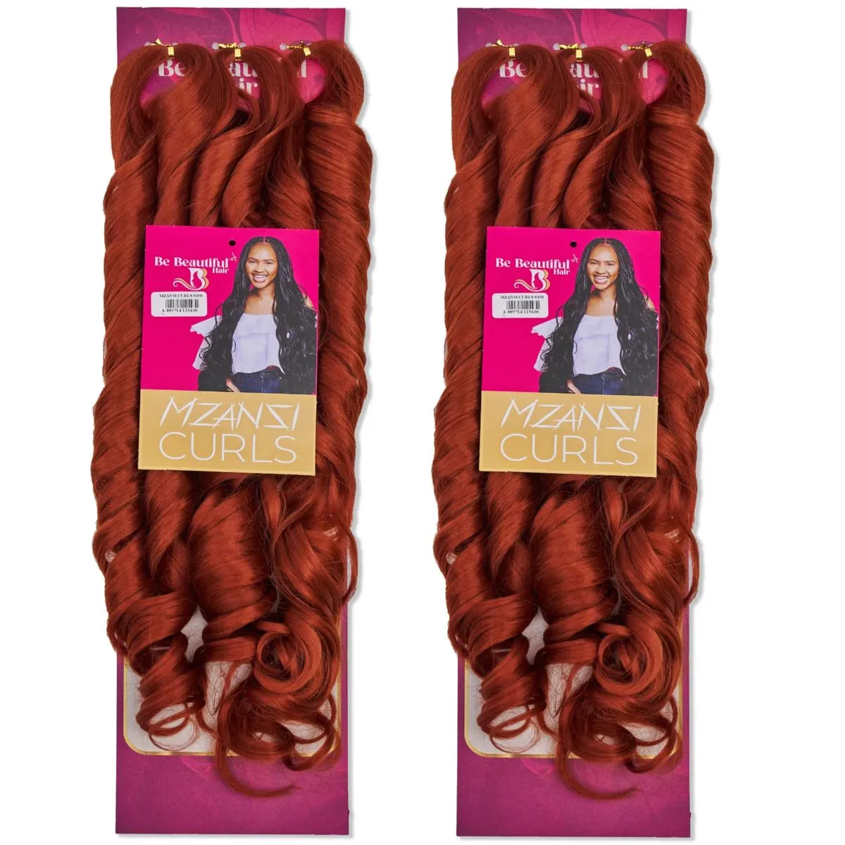 Be Beautiful French Curls- Mzansi Curls - 2 Packs - Braiding Hair - 350