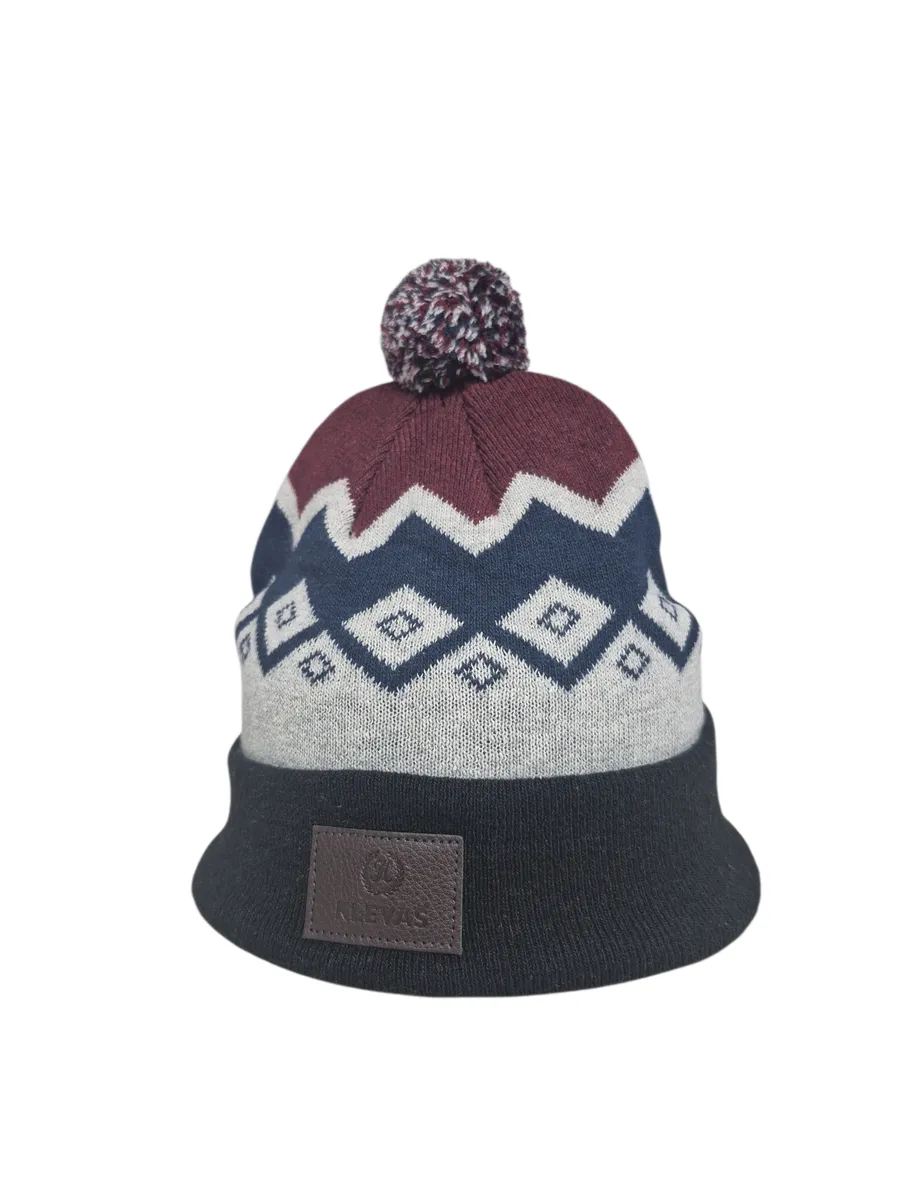 Klevas Pom Pom Beanie Cody Colours Availible - BLACK