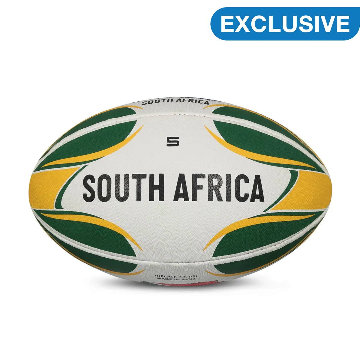 GetUp Country Supporters Hand-Stitched Rugby Ball - Size 5 - South Africa