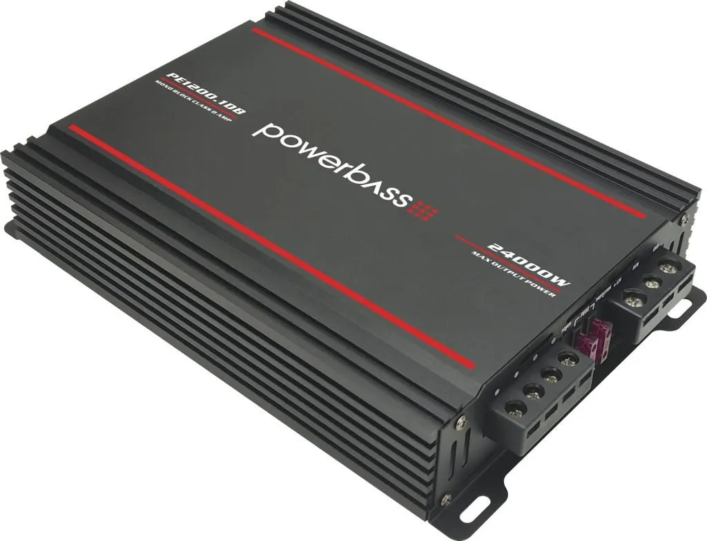 Powerbass 24 000w Digital Amp 1200RMS Monoblock PE-1200.1DB