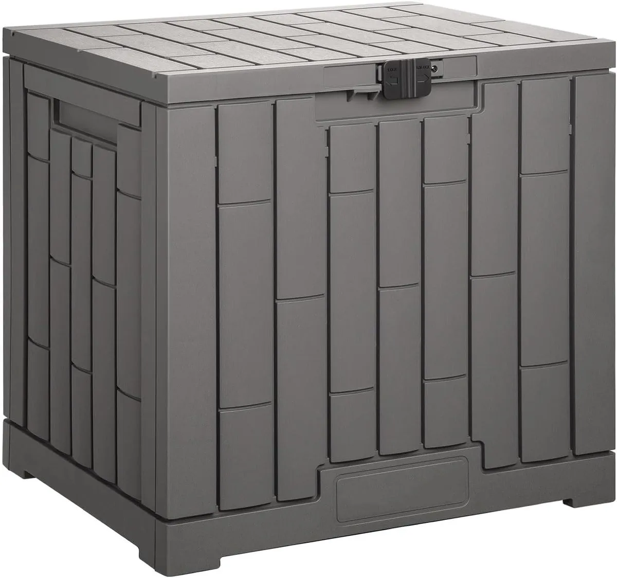 HOMEPOLA 115L Outdoor Lockable Storage Box Stylish ,Waterproof Deck Box