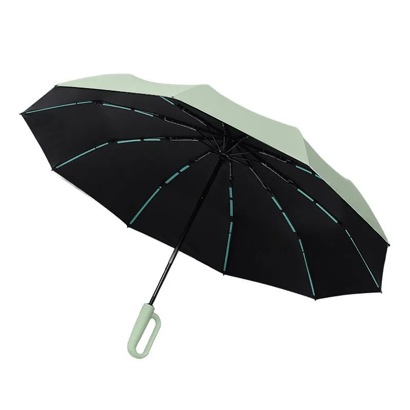 Folding Umbrella - Model UM-7701 - Light Mint Green Variant - 1 Piece