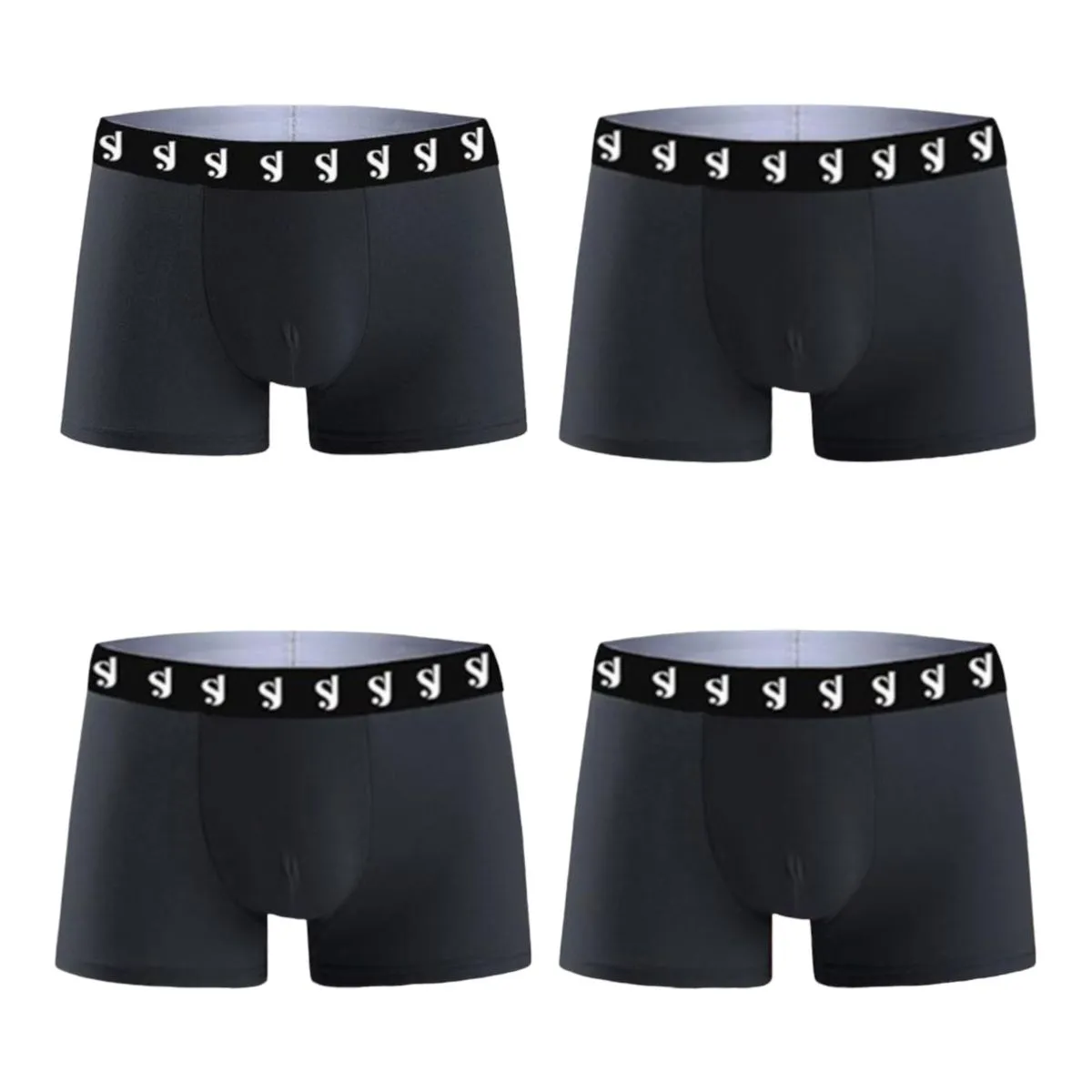 Sir Joe Men Underwear - Black - 4 Pack
