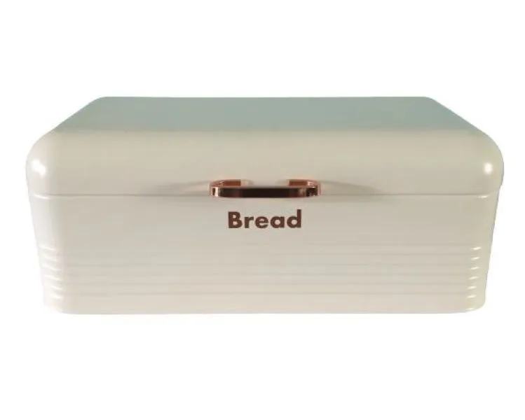 Bread Bin - Beige and Rose gold 