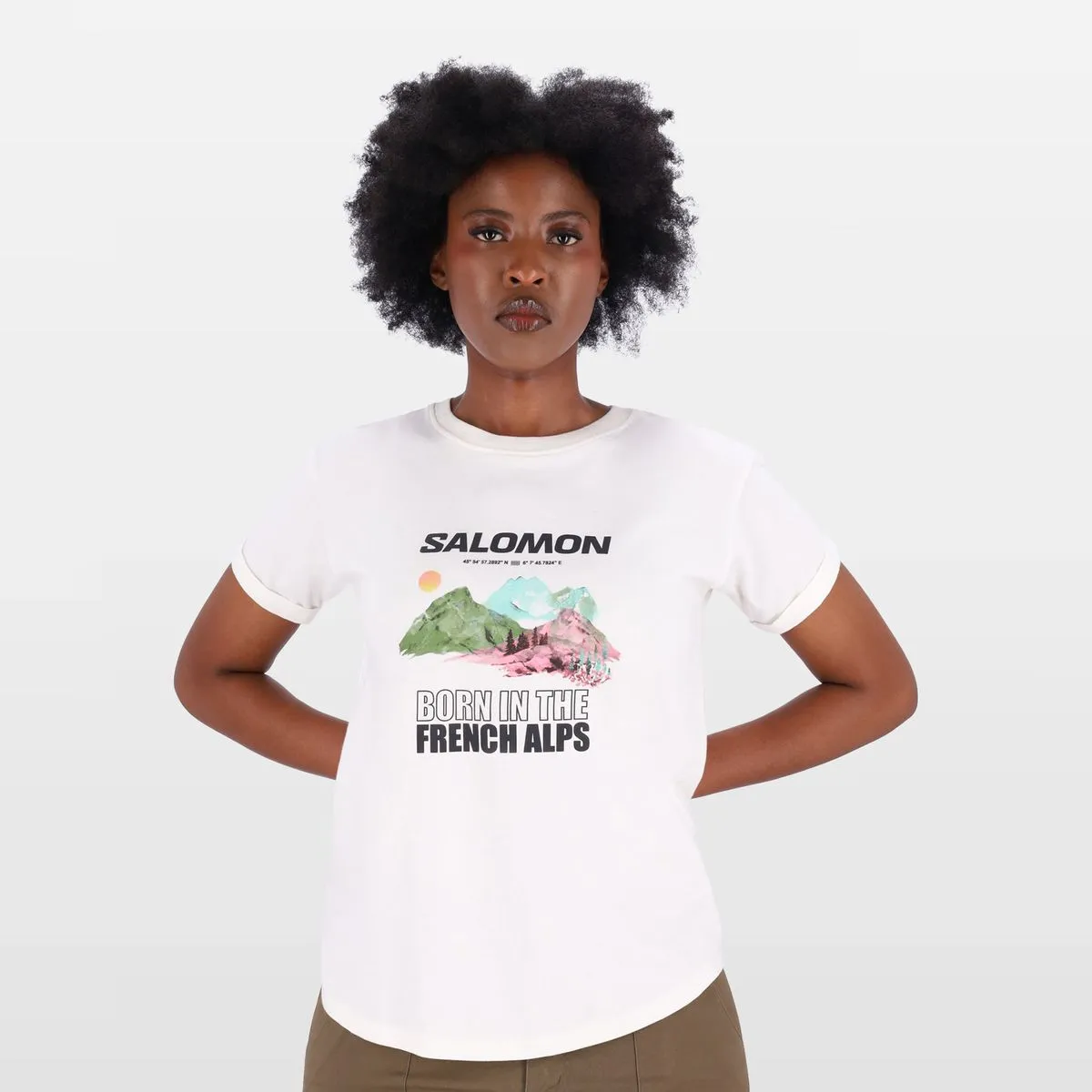 Salomon Women Canyon Short Sleeve Tee Shirt