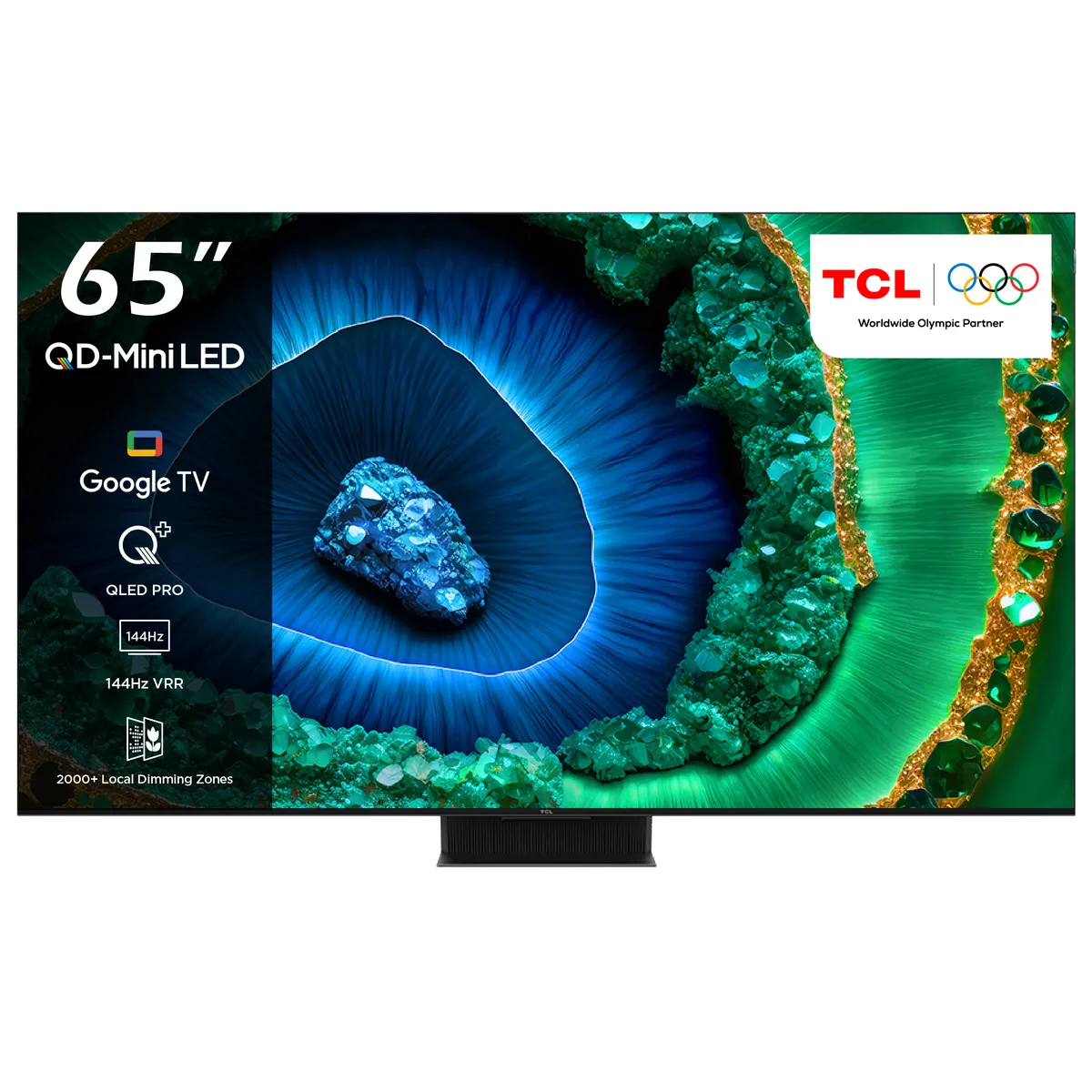 TCL 65" C855 4K 144Hz Premium QD-Mini LED Smart TV with Dolby Atmos