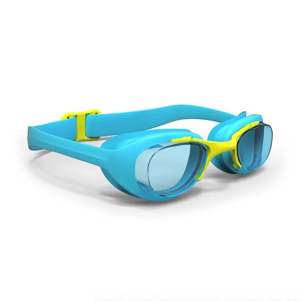 Nabaiji Kids Essential Swimming Goggles - Semi-Tinted Lens - Xbase - Blue / Yellow