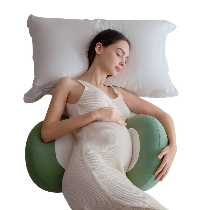 Portable Pregnancy Pillows for Sleeping,Memory Foam Maternity Pillow - Green