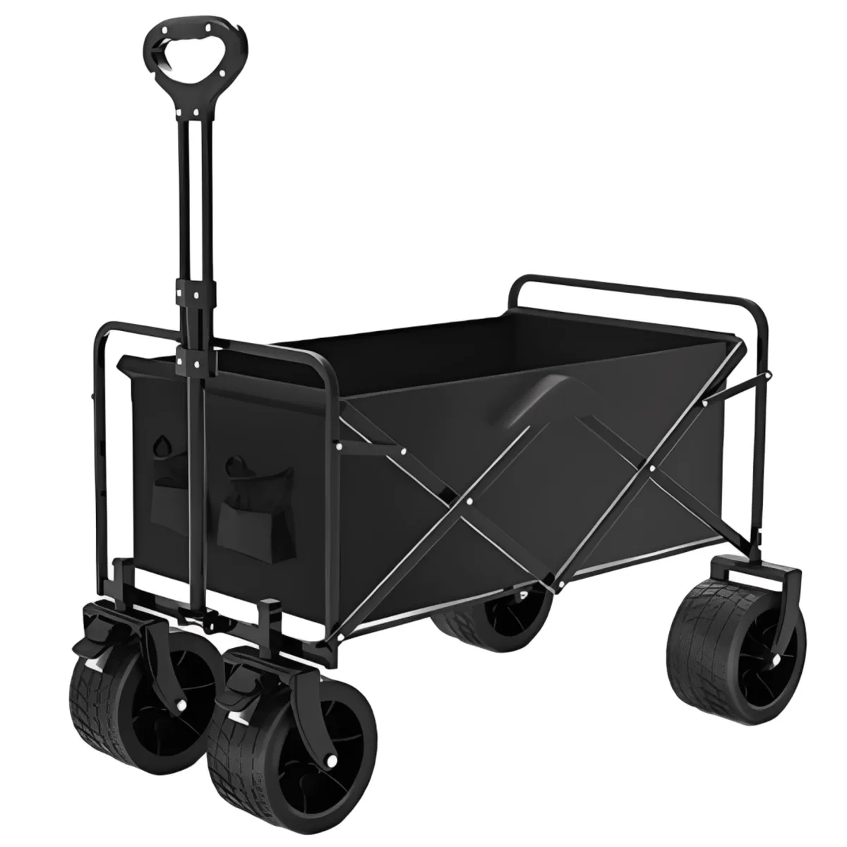 GoodMama Camping Trolley Wagon Cart with Wheels Outdoor Storage 250kg