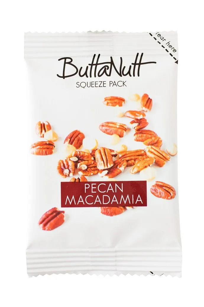 Buttanutt Pecan Macadamia Squeeze - 10 x 32g