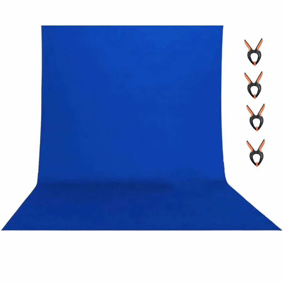 6M X 3M Photography Video Blue  Chromakey Backdrop Screen