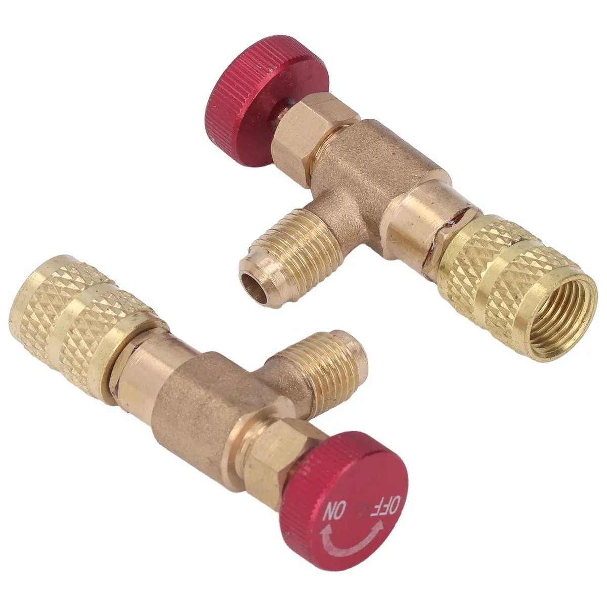 2Pieces R410A Valve Adapters - 1/4" -5/16" Refrigerant Control