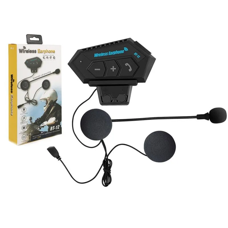 Wireless Motorcycle Helmet Headset Stereo Bluetooth Earphone