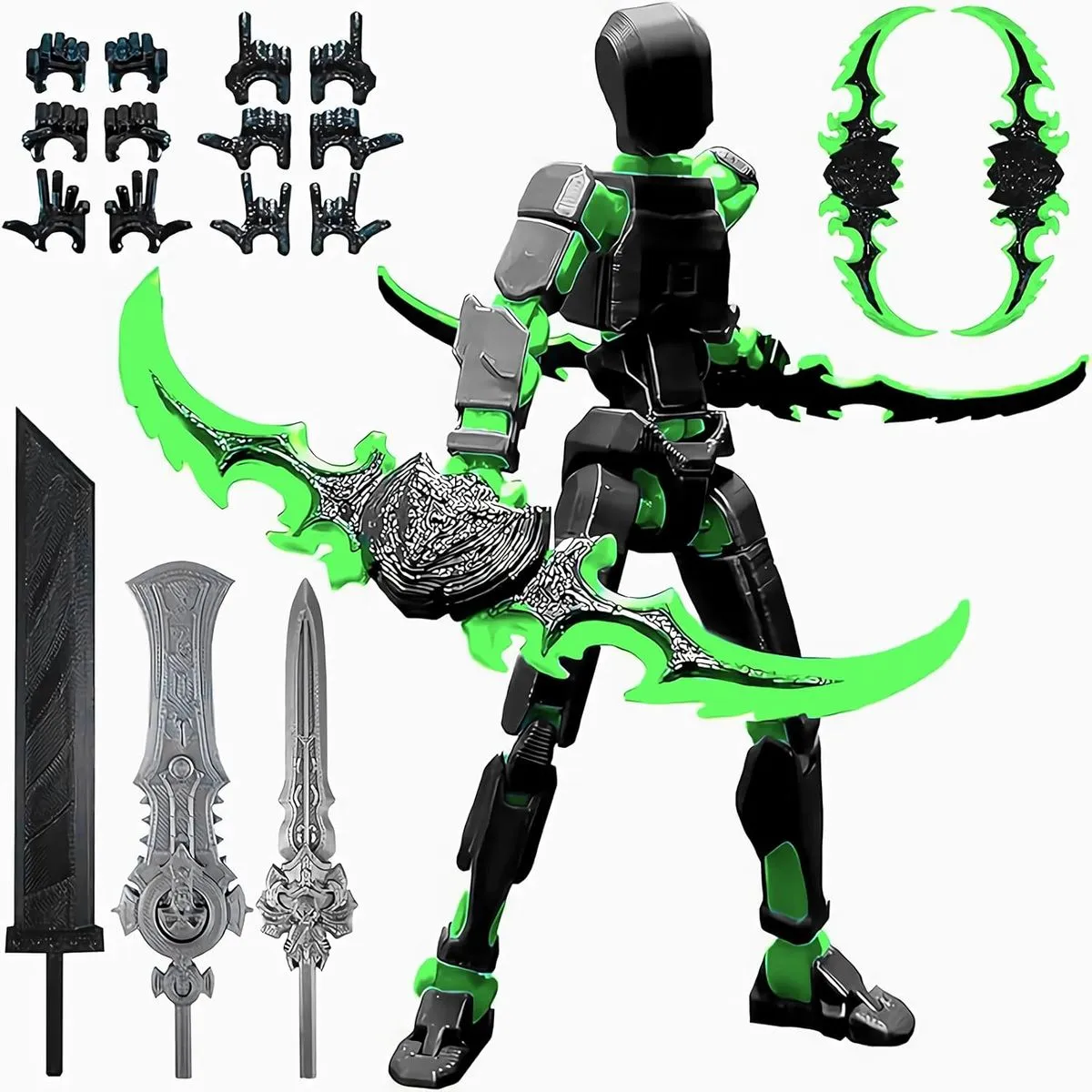 T13 Dummy 13 Multi-jointed Movable Action Figure with Upgraded Toy Weapons