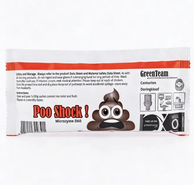Eco-Friendly Green Tag Certified Septic and Pit Toilet Bio Treatment Powder