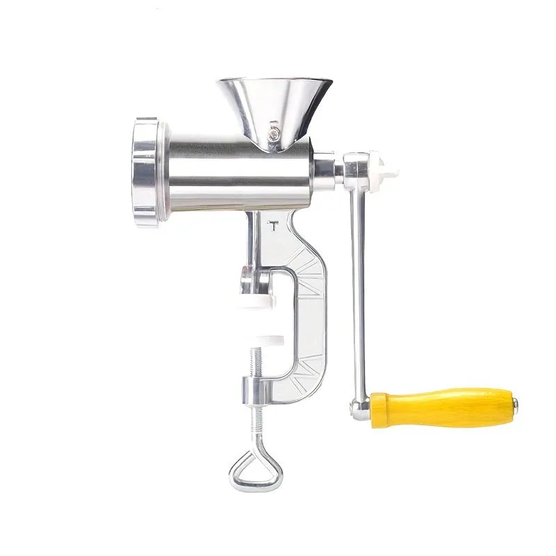 Manual Stainless Steel Meat Grinder with Table Clamp