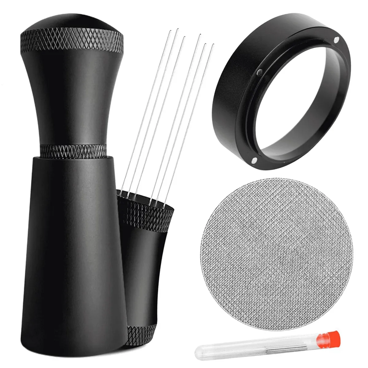 Wdt Tools Espresso Puck Screen - 54Mm Dosing Funnel & Needles