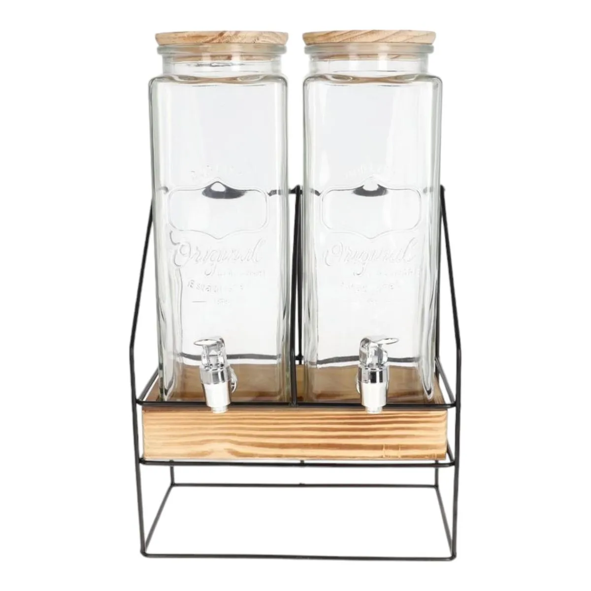 Beverage Jars with Tap & 2 Bases 2340ml