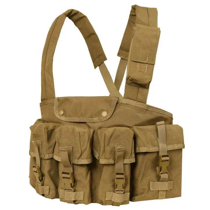 Condor 7 Pocket Chest Rig - Coyote rown