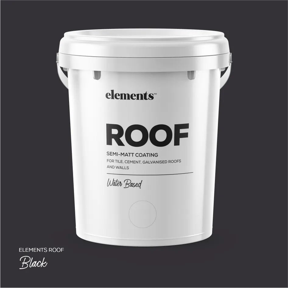 Elements - Semi-Matt Roof Paint 20L - Black