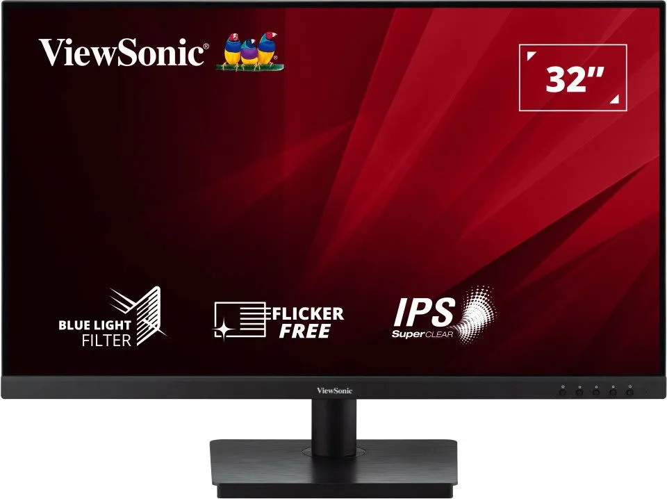 Viewsonic 32" FHD Monitor with Built-In Speakers, HDMI, VGA - VA3209-MH