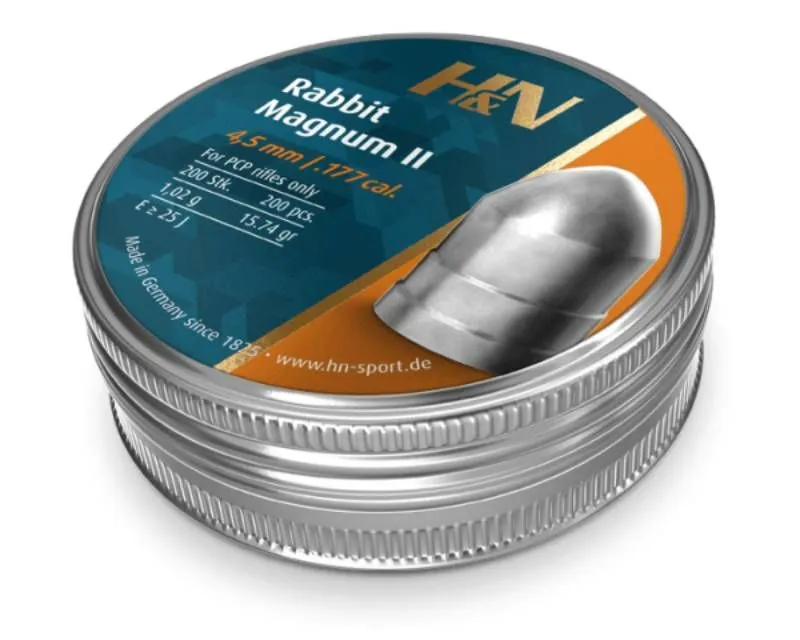 H&N Rabbit Magnum II Pellets 4.5mm 15.74gr - 200-Piece